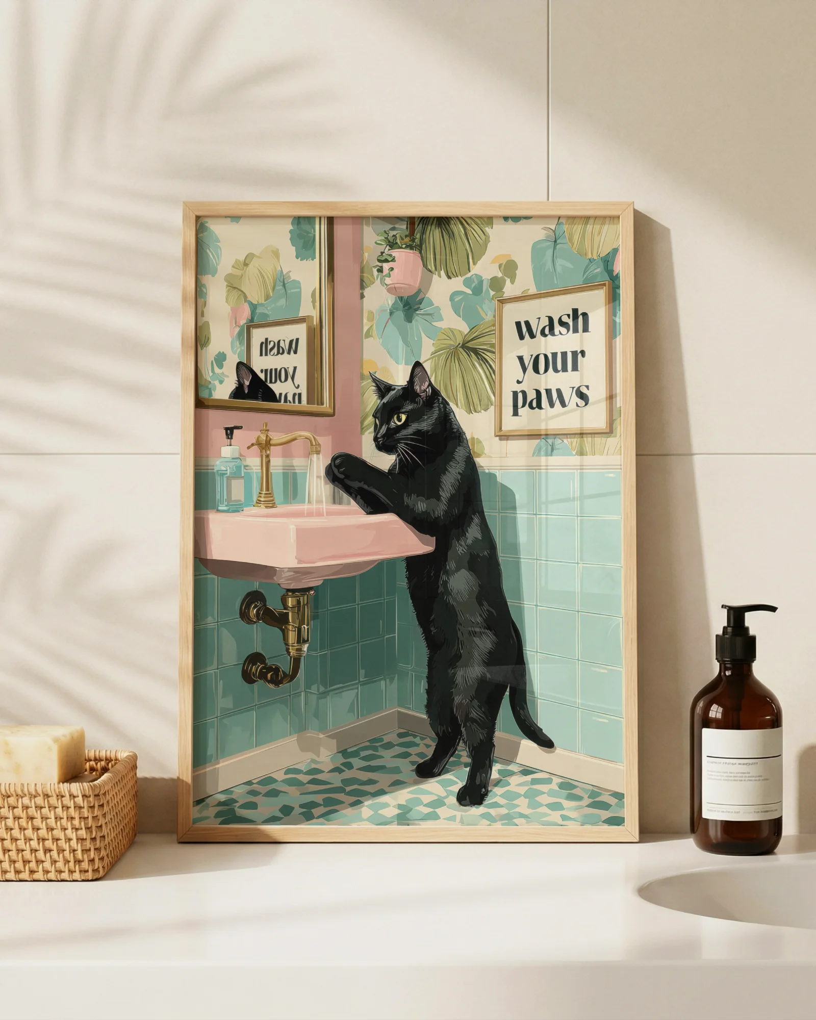 Black Cat Bathroom