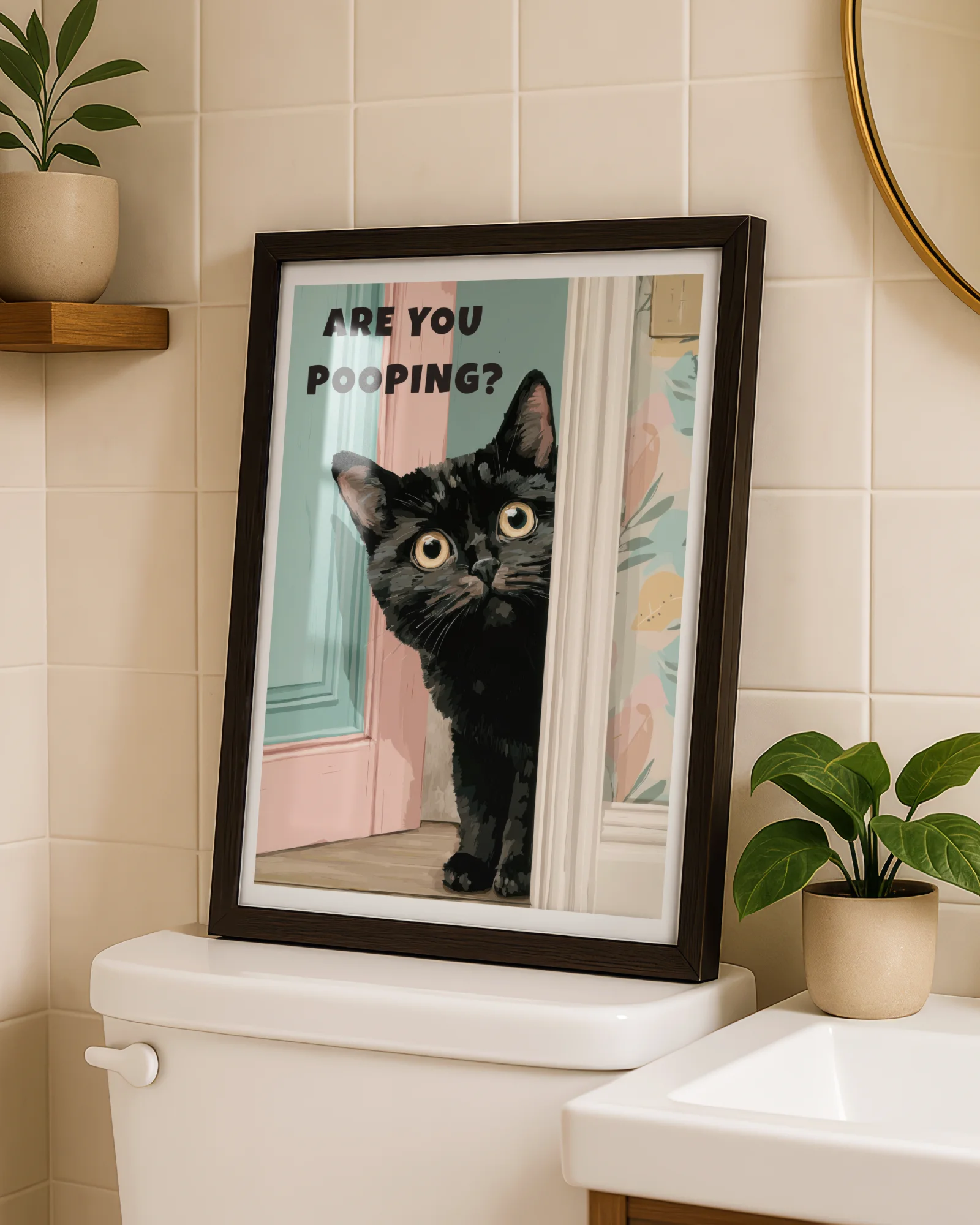 Are You Pooping Black Cat