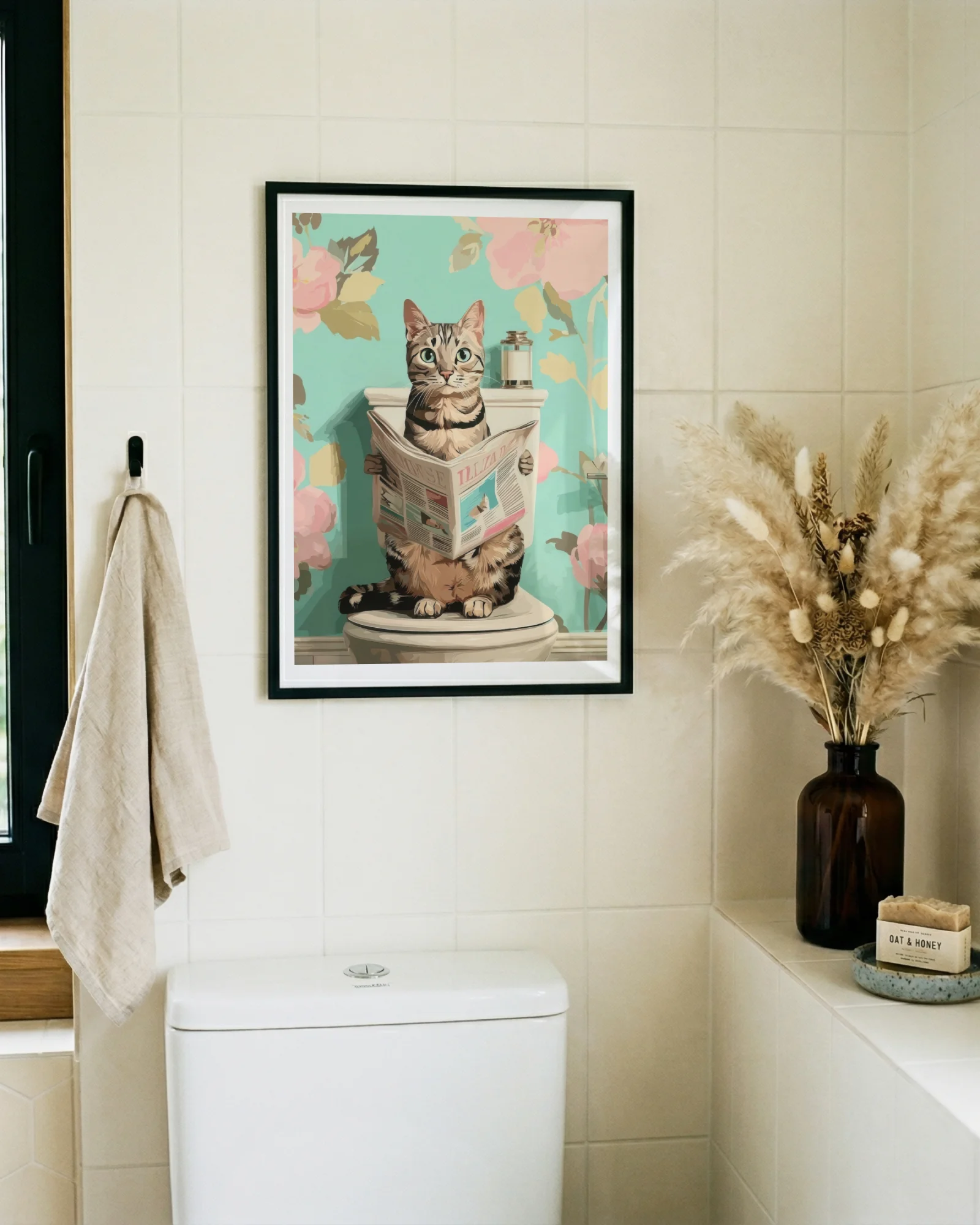 American Shorthair Cat Bathroom