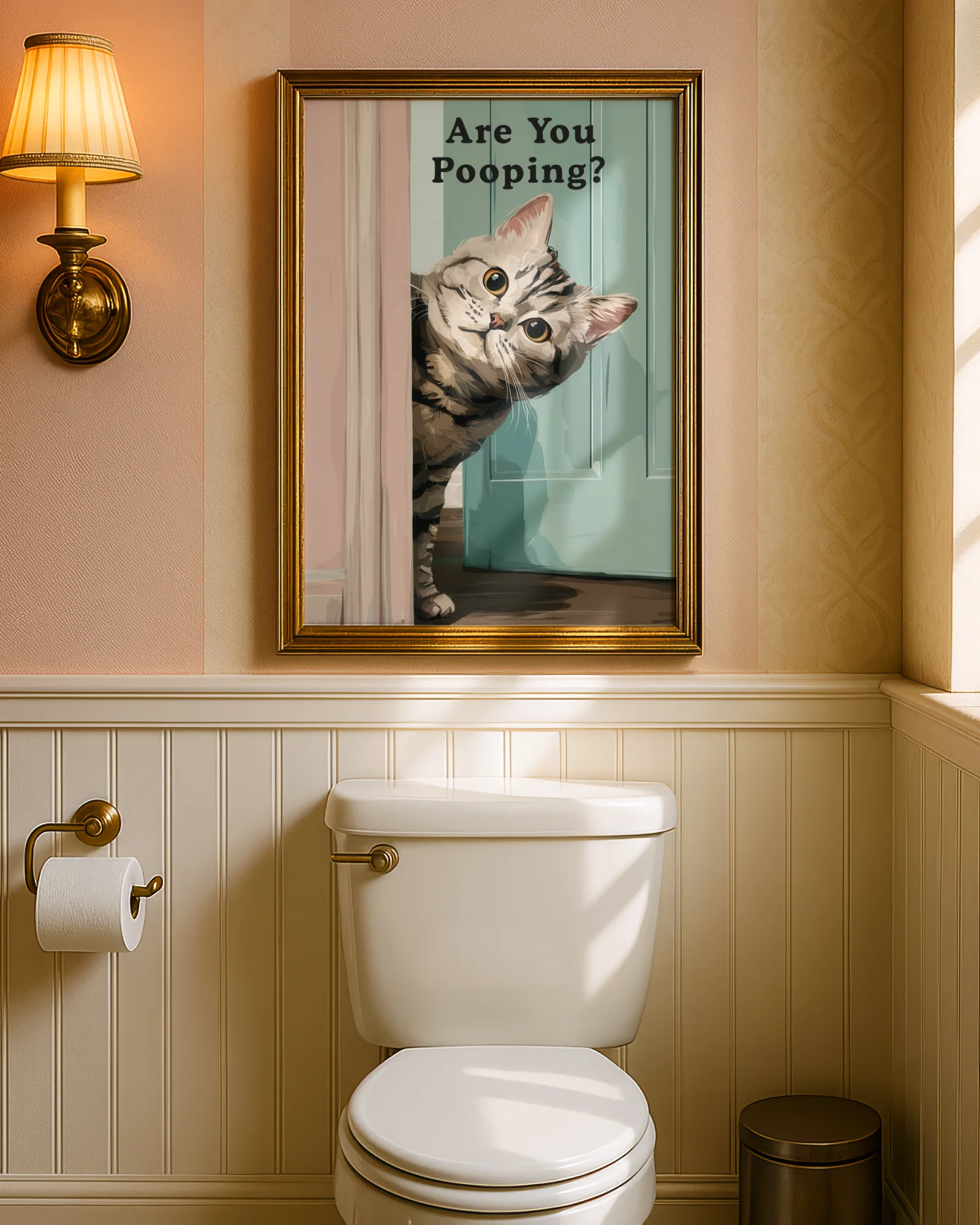 Are You Pooping American Shorthair Cat Printable Poster