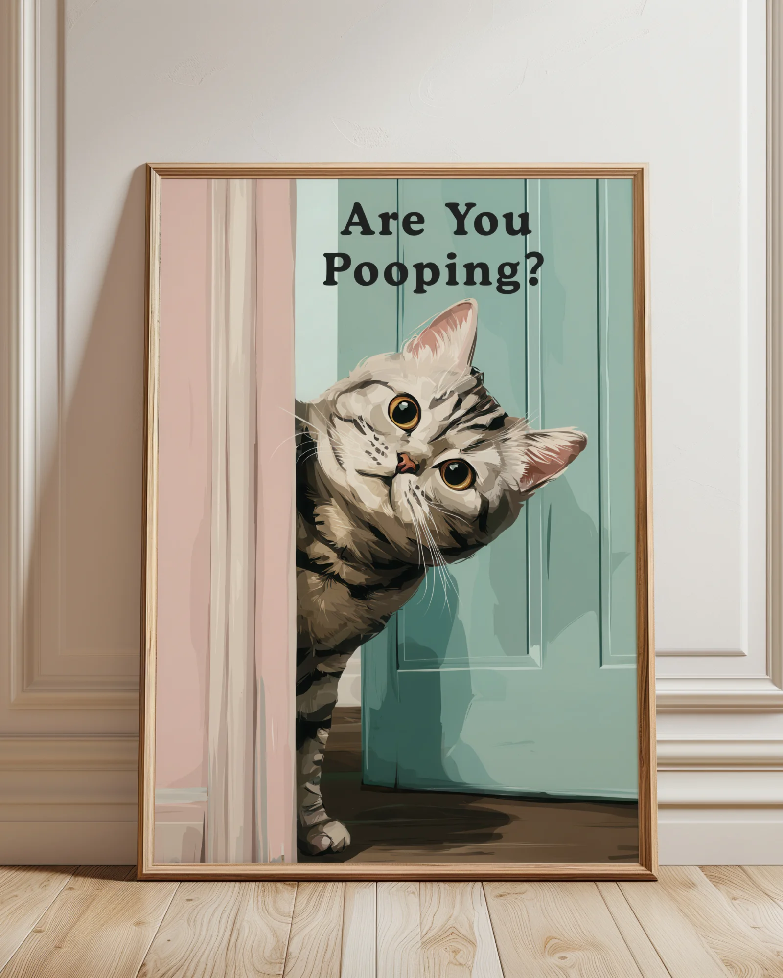 Are You Pooping American Shorthair Cat Printable Poster