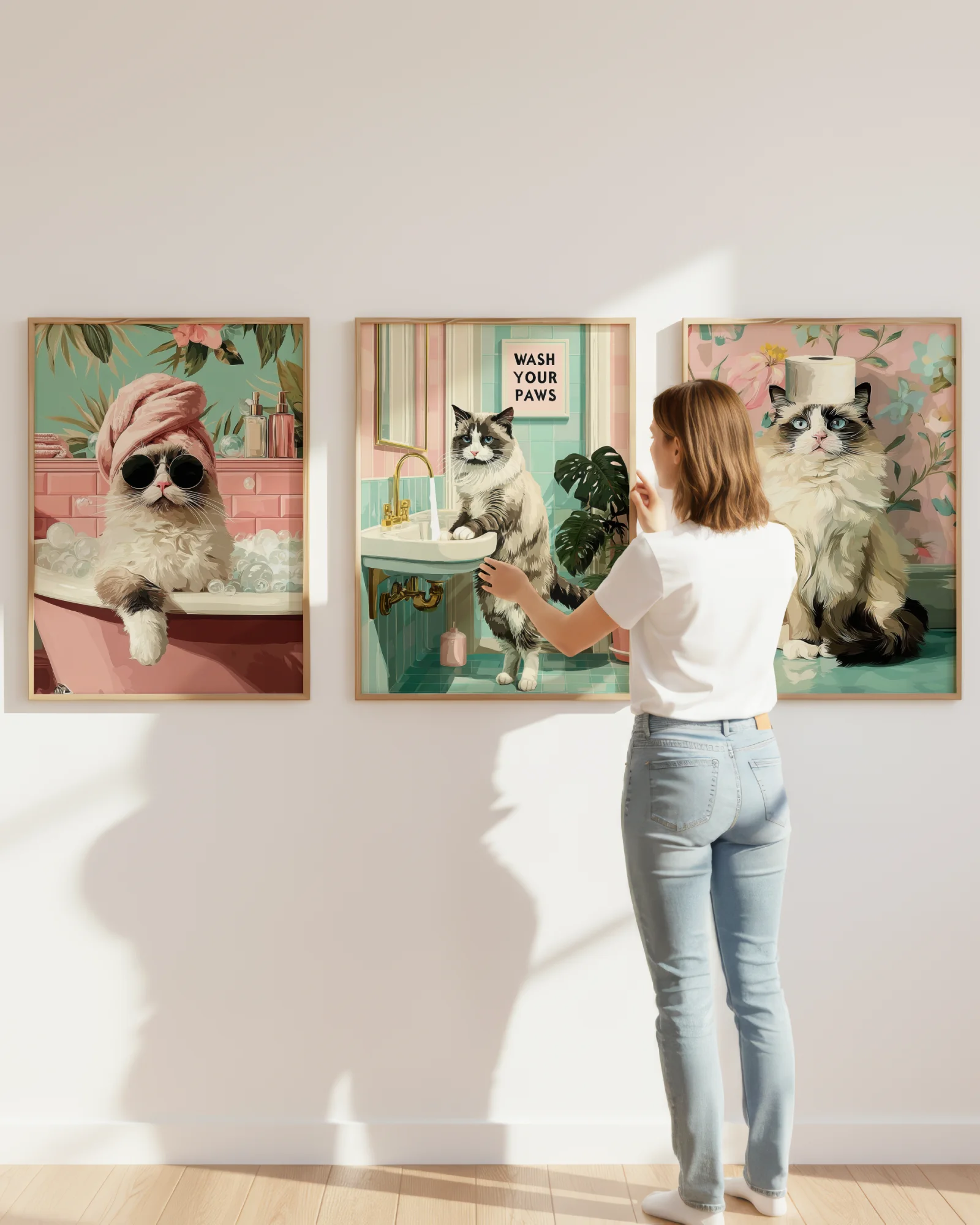 Ragdoll Cat Bathroom