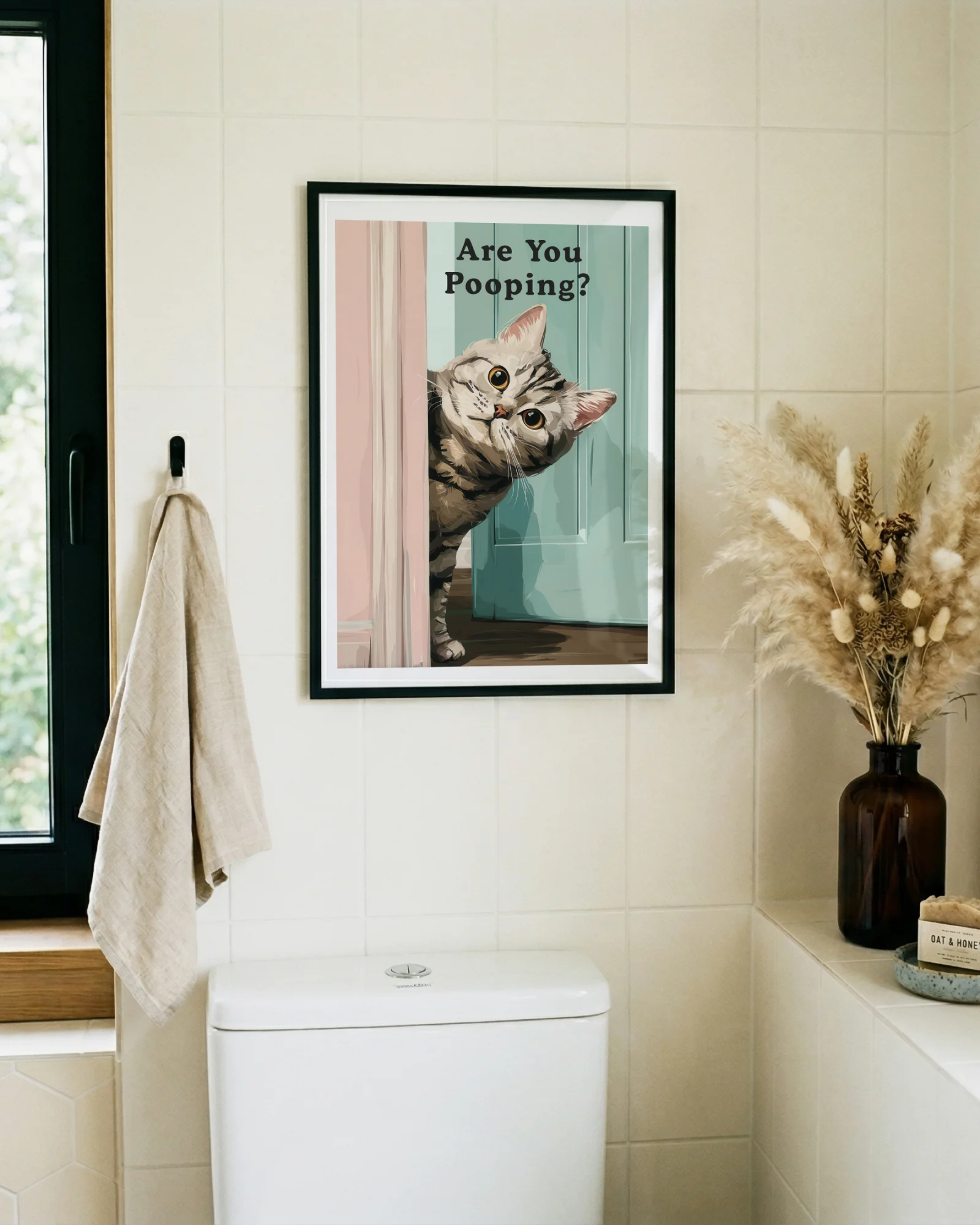 Are You Pooping American Shorthair Cat Printable Poster